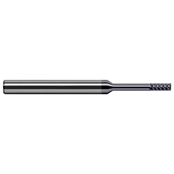 End Mill for Exotic Alloys - Square, 0.0250", Number of Flutes: 4